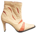 Ostrich and Croc Ankle heel image 0
