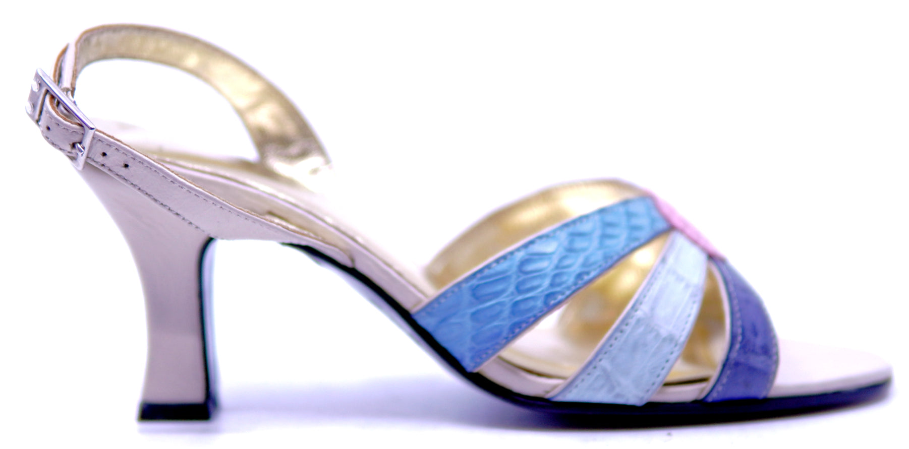 Genuine Crocodile Colorful Heel 6-US Women's image 0