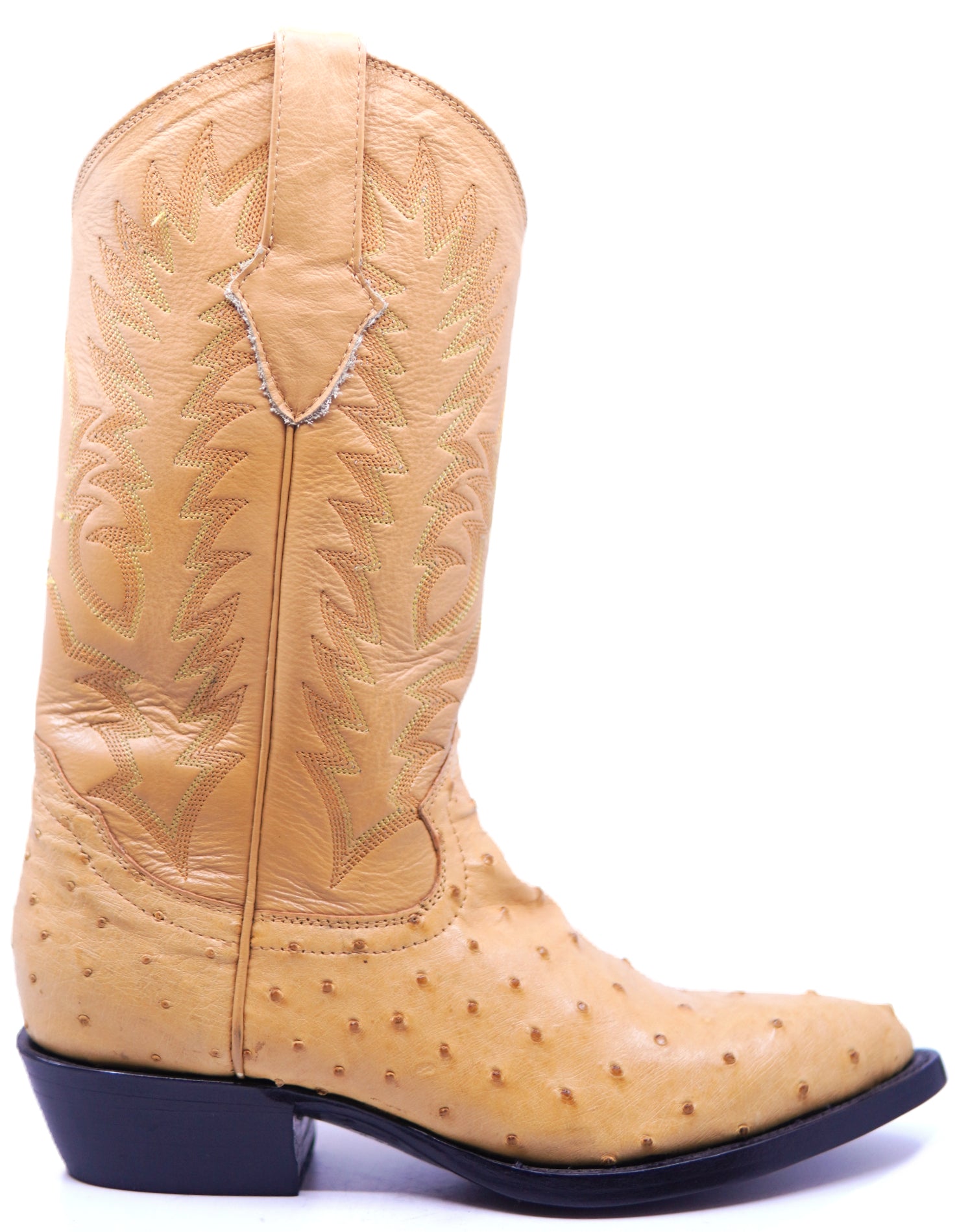 Genuine ostrich Cowboy Boots image 0