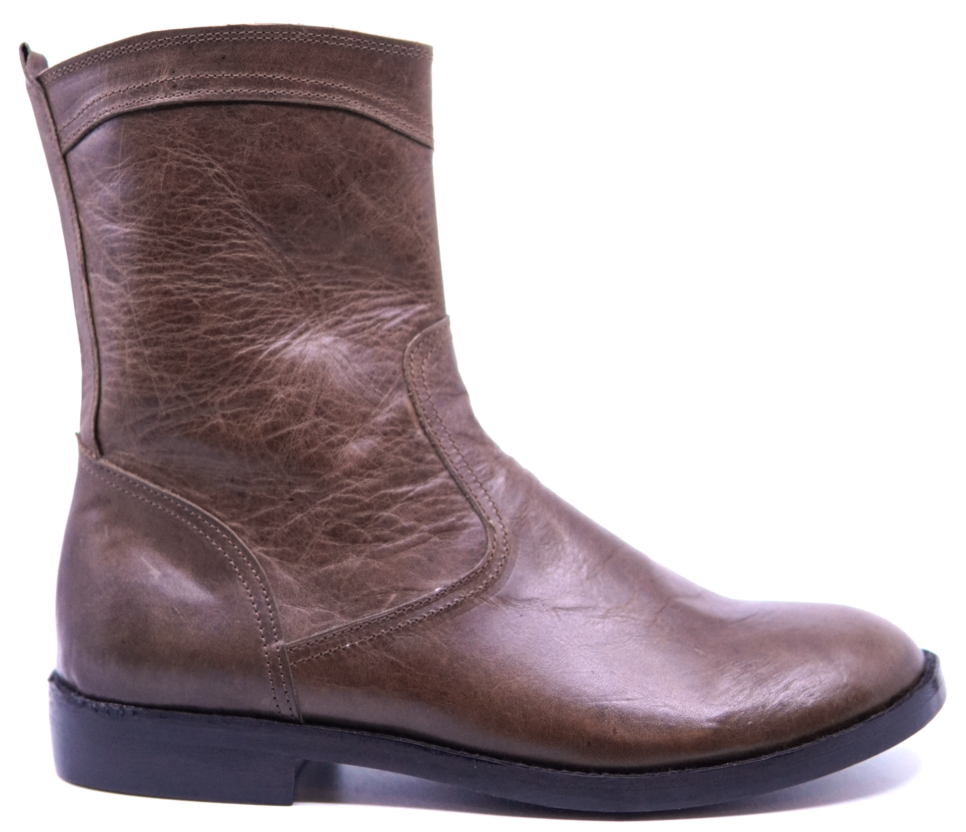 Leather Zipper Boot image 0
