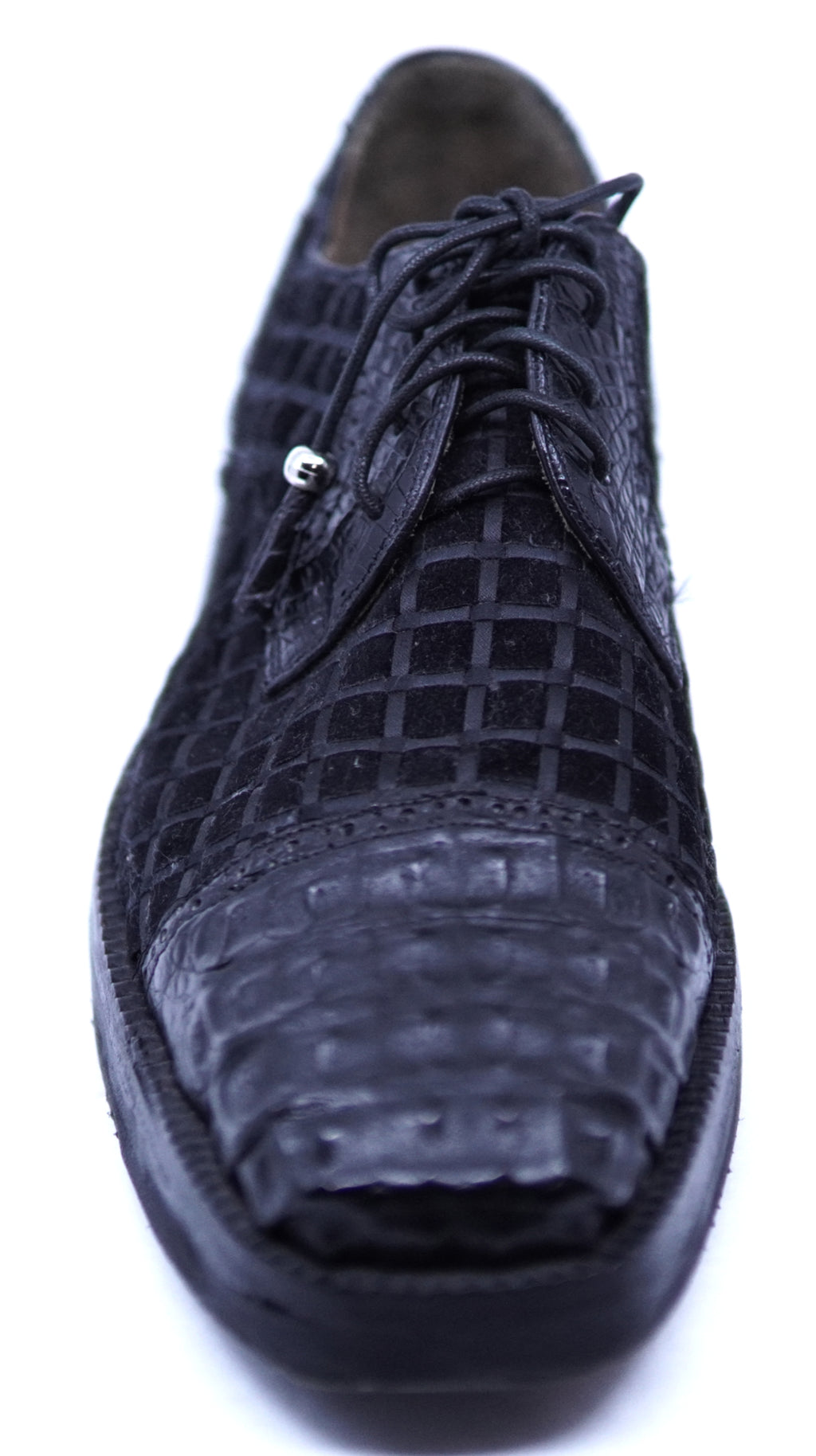 Hornback Crocodile & Fabric Leather Dress Shoe image 3