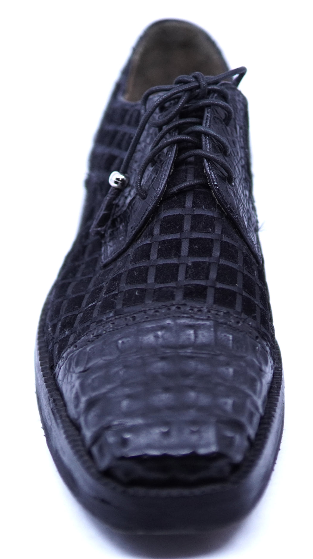 Hornback Crocodile & Fabric Leather Dress Shoe image 3
