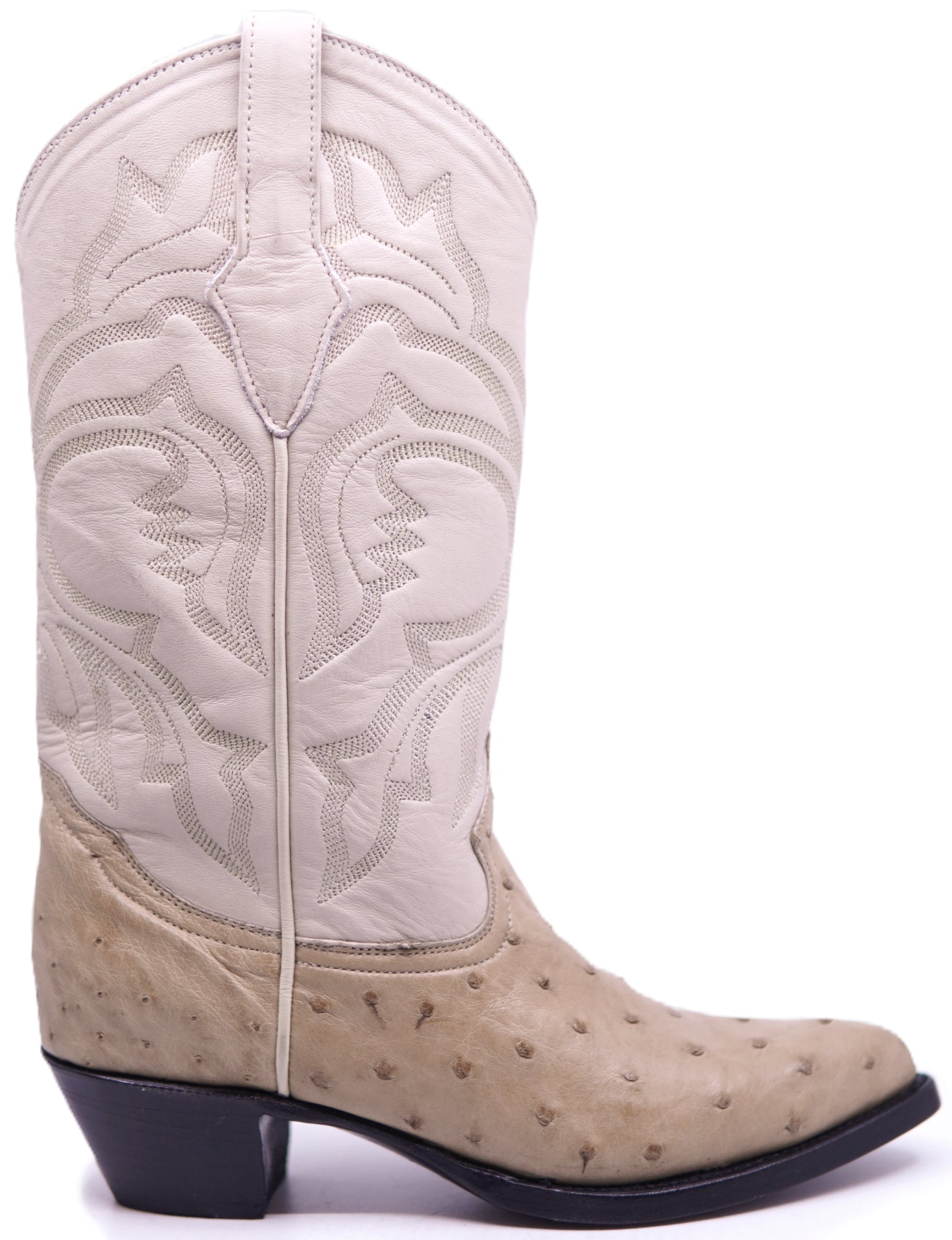 Genuine Oryx Ostrich Cowboy Boots 6.5- US Women's 6.5 image 0