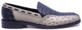 Genuine Black HB Crocodile & Oryx Ostrich Loafer Dress Shoe 12-USMen's image 0