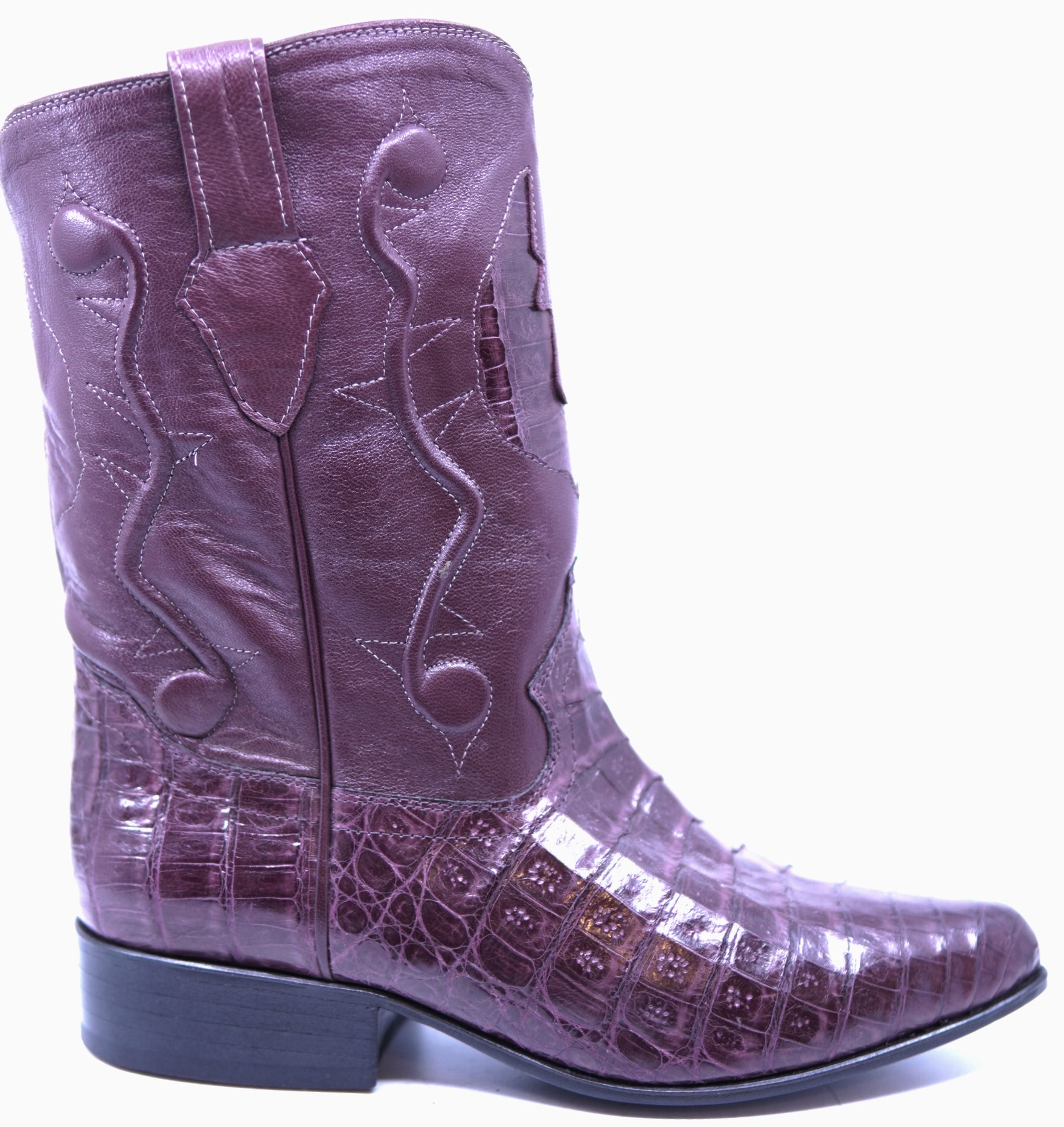 Genuine Caiman Belly Roper Boots 7EE-US Women's – Max Leather Inc.