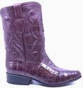 Genuine Caiman Belly Roper Boots 7EE-US Women's image 0