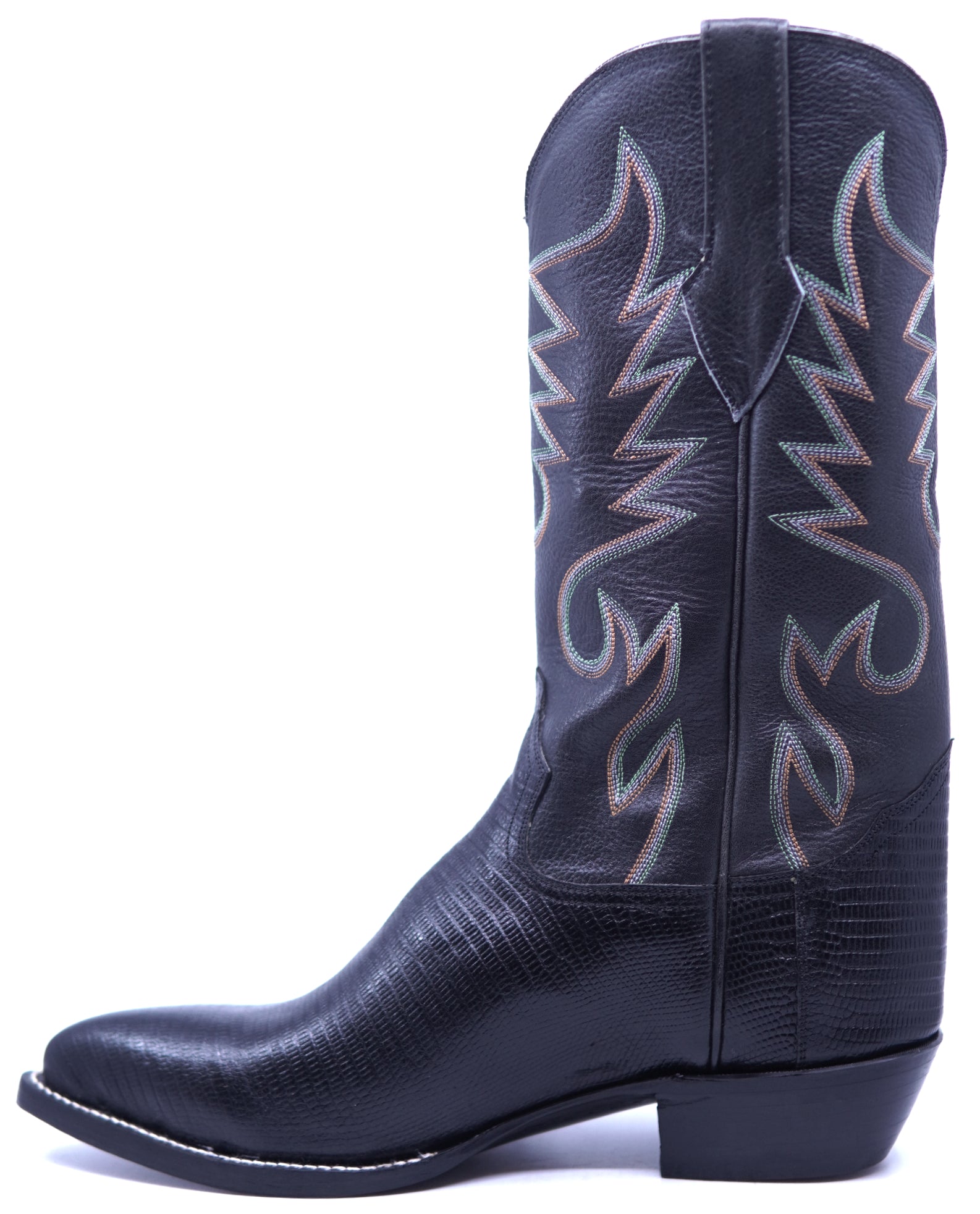 Lizard Print Cowboy Boots image 1