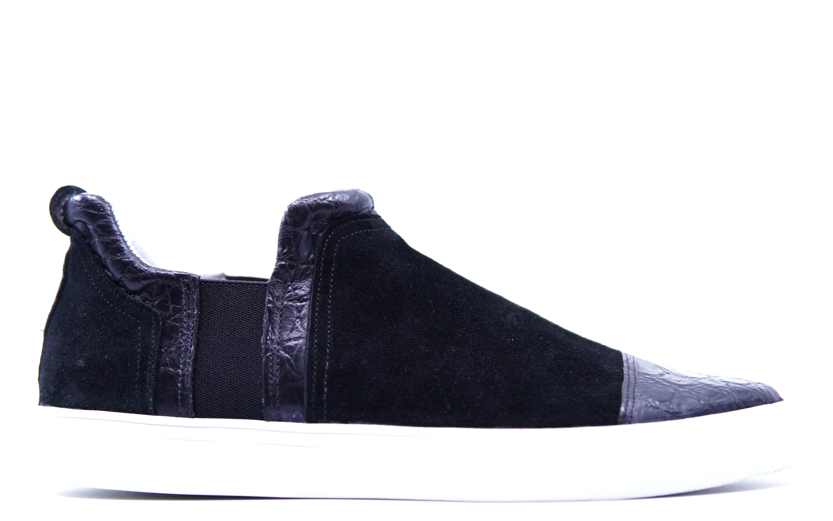 Suede & Alligator Chelsea Sneaker US Men's 11 image 0