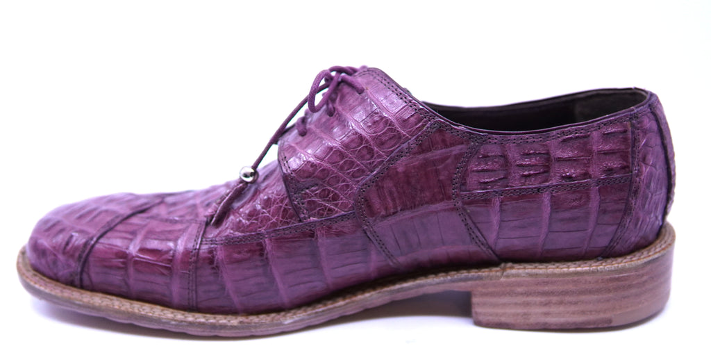 Full Caiman Burgundy Dress Shoes image 2