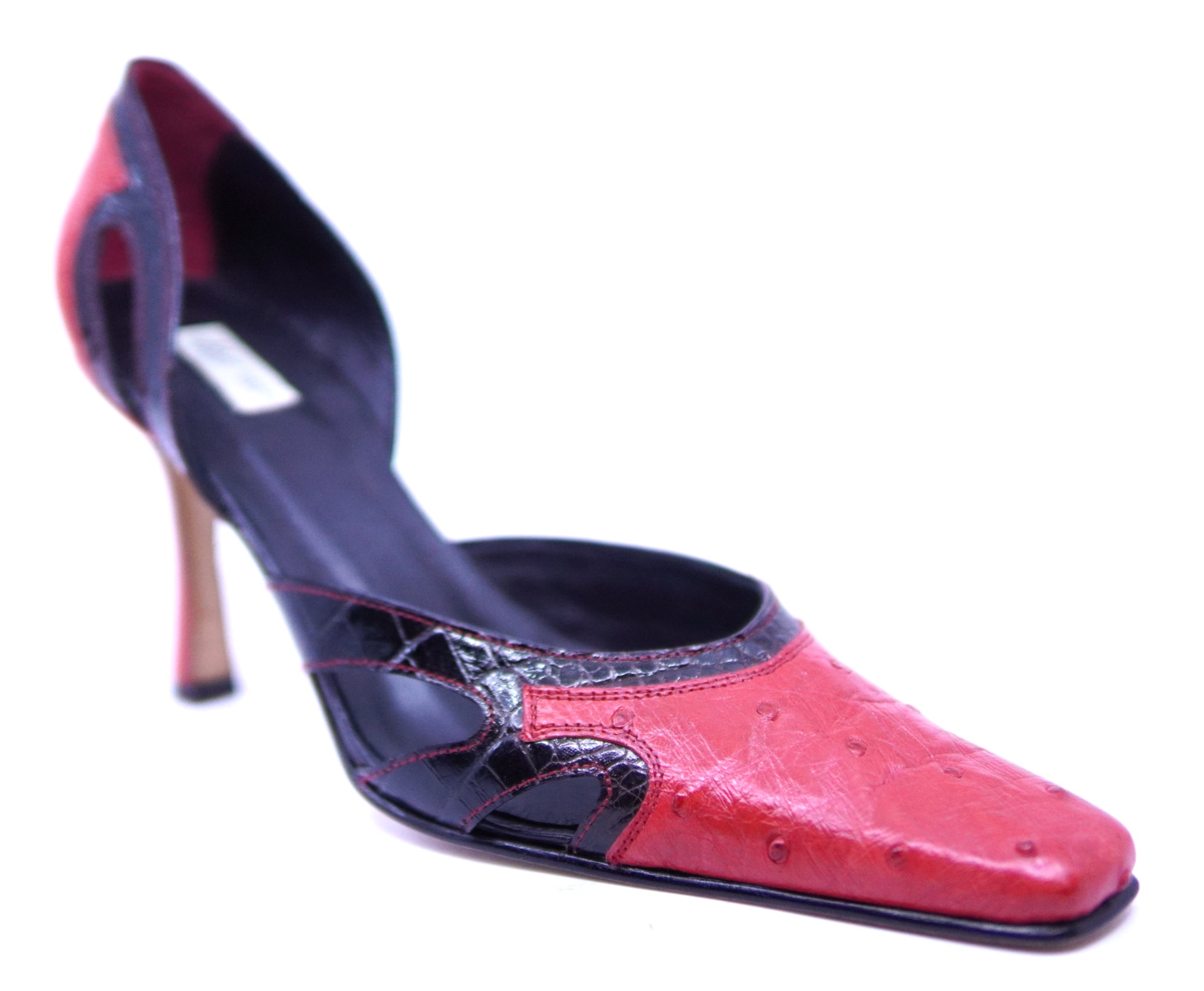 Alligator and Ostrich Heels US Women's 10 image 1