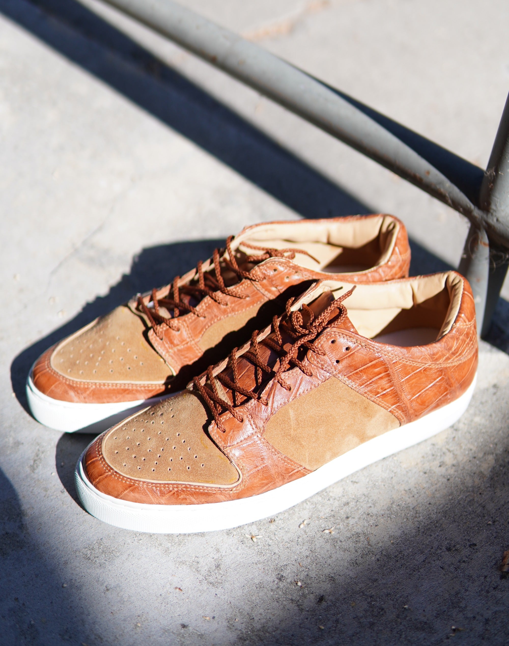 Alligator & Suede Sneakers US 10.5 image 4