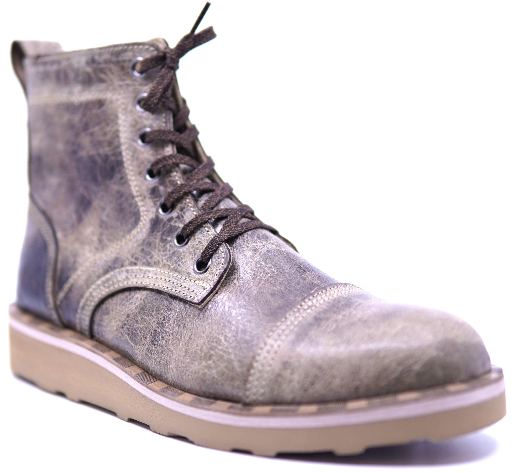 Genuine Vintage Leather Cap Toe Boots 10-US Men's image 2