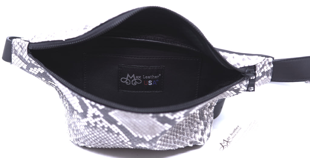 Full Snake Leather Fanny Pack image 2