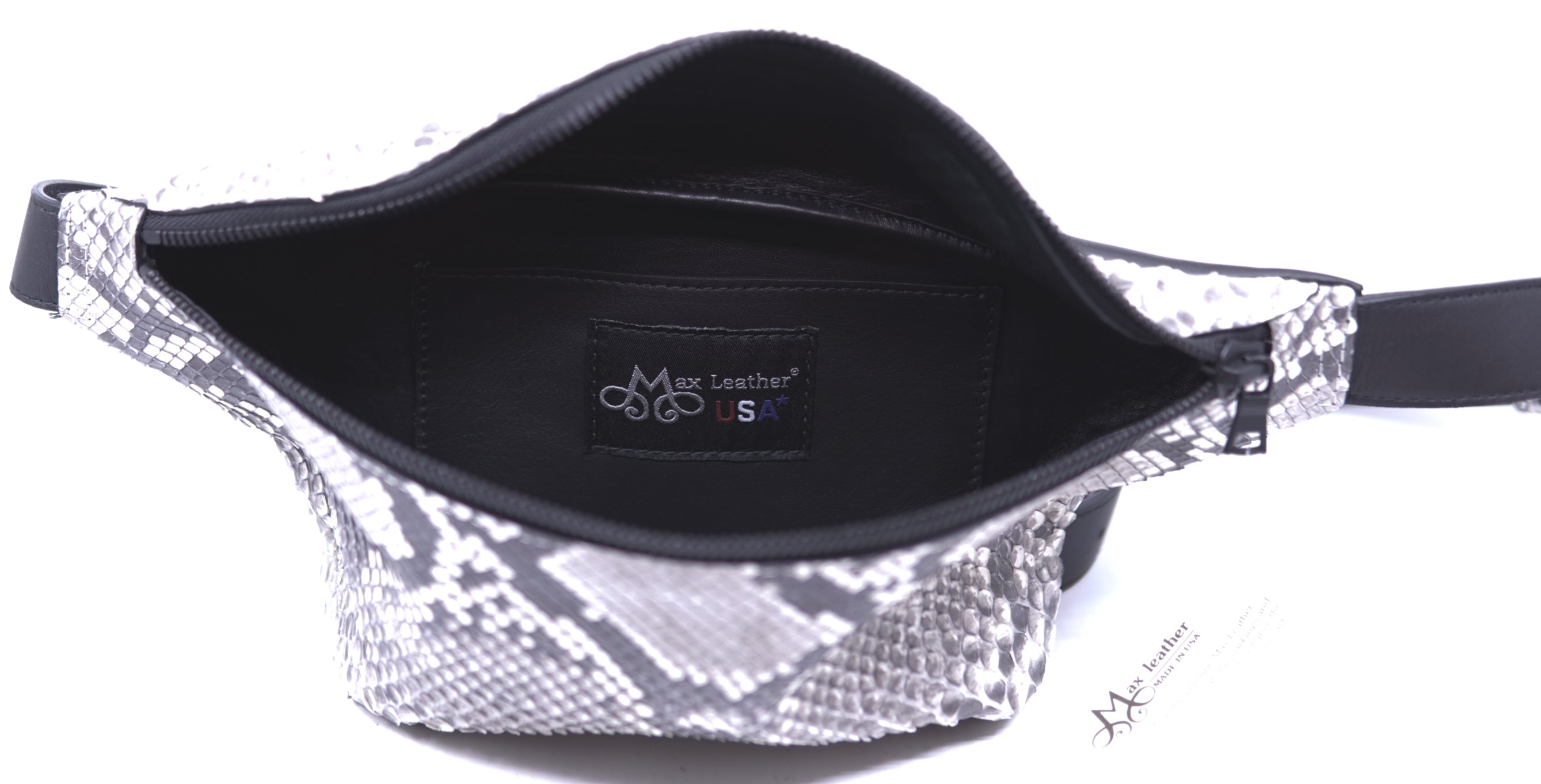 Full Snake Leather Fanny Pack image 2