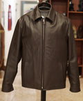 Brown Leather Jacket US Men's XL image 0