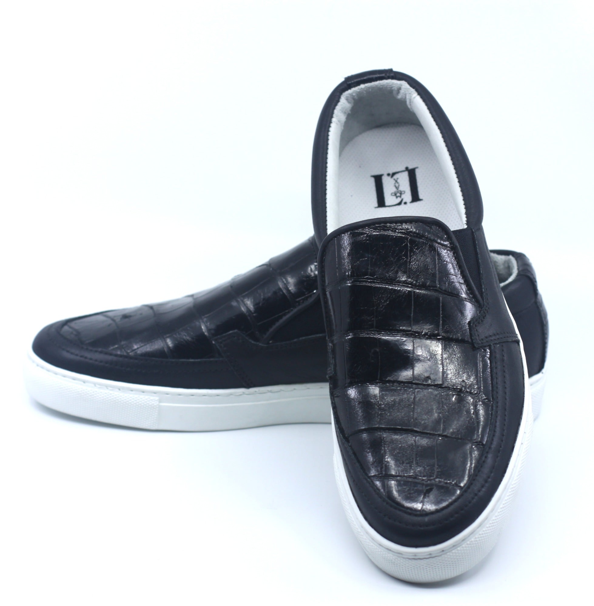 Alligator Belly and Leather Slip-On image 3