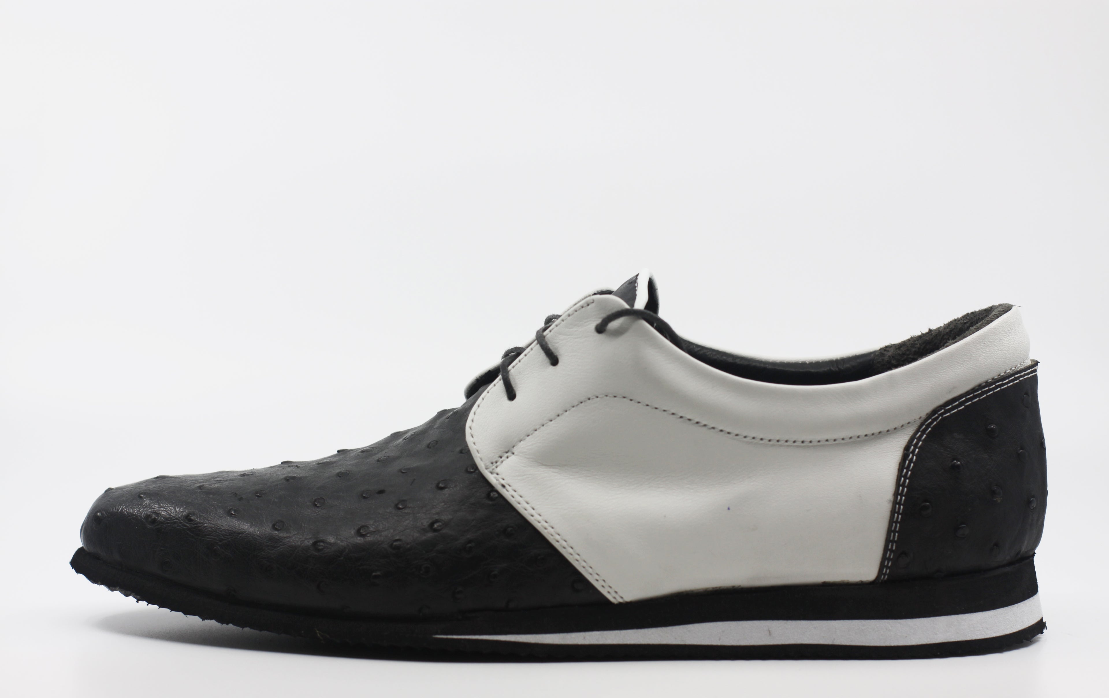 Ostrich & Leather Sneaker Men's 10 image 2