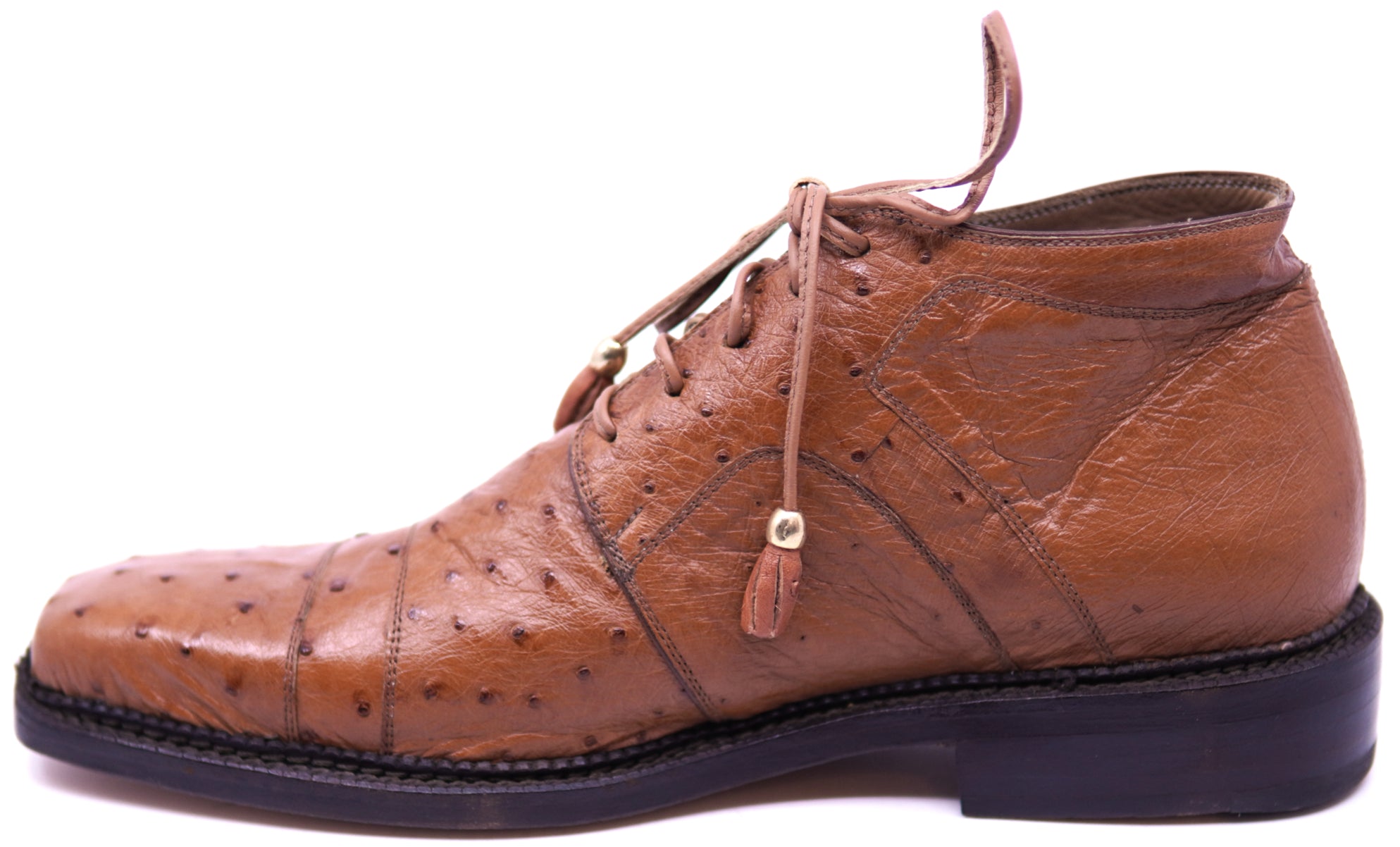 Genuine Ostrich Ankle Boots image 1
