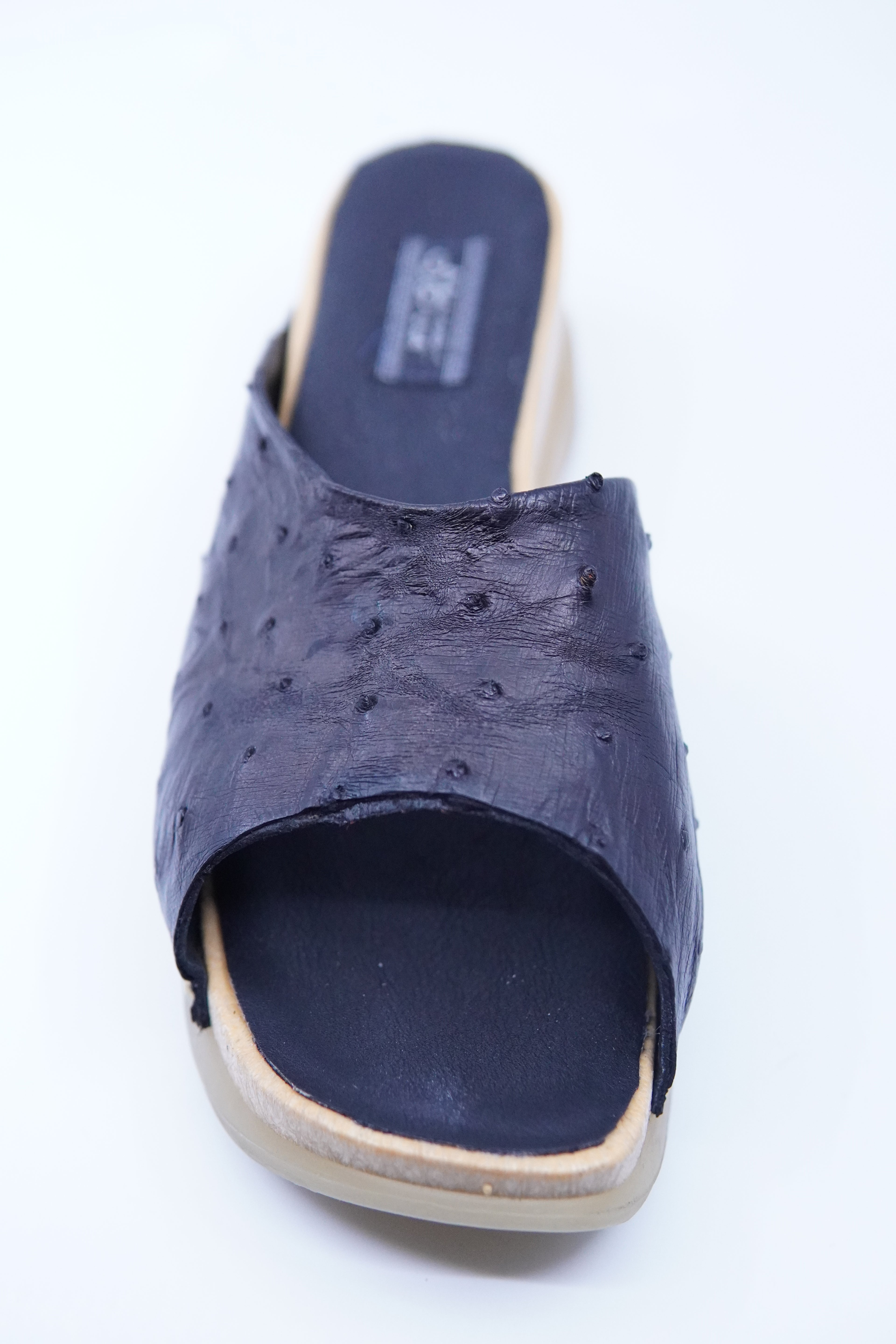 Cognac Ostrich Clog US Women's 11 image 5