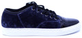 Genuine Navy Blue Velvet & Black Patent Sneaker image 0