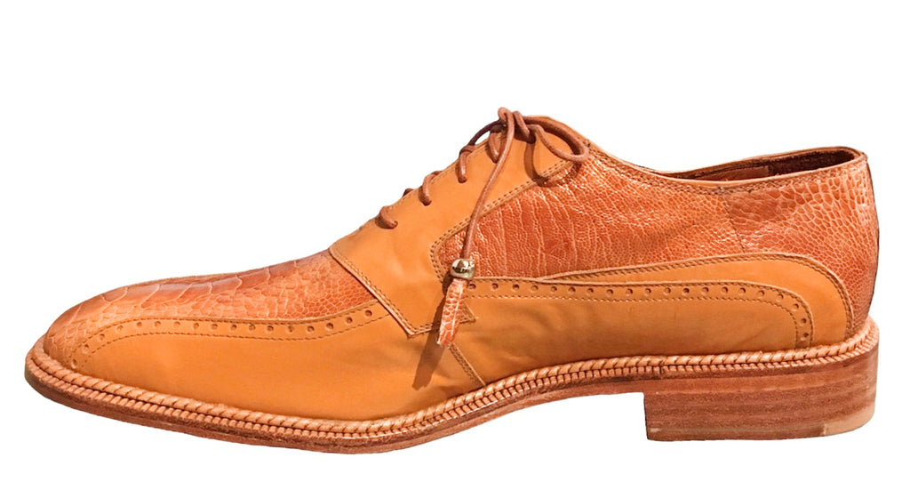 Ostrich Leg & Leather  Dress Shoe image 1