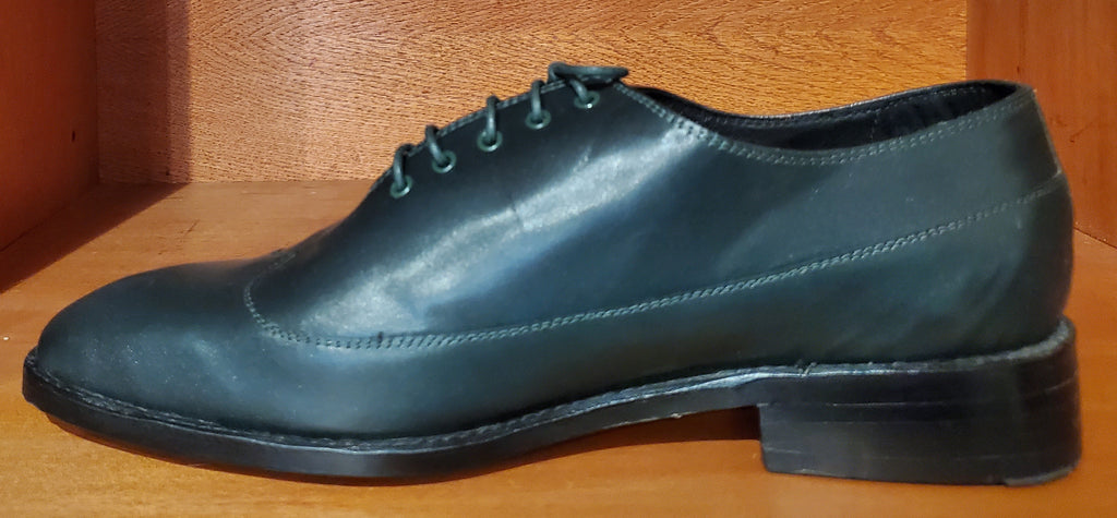 Green Leather Dress Shoe US Men's 10.5 image 1