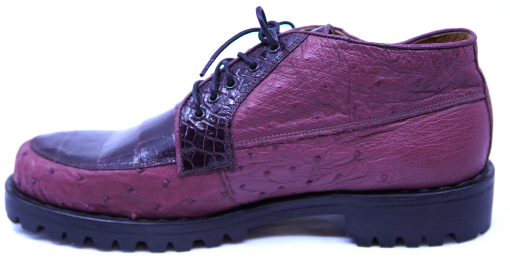 Ostrich & Alligator Belly Ankle Boots image 1