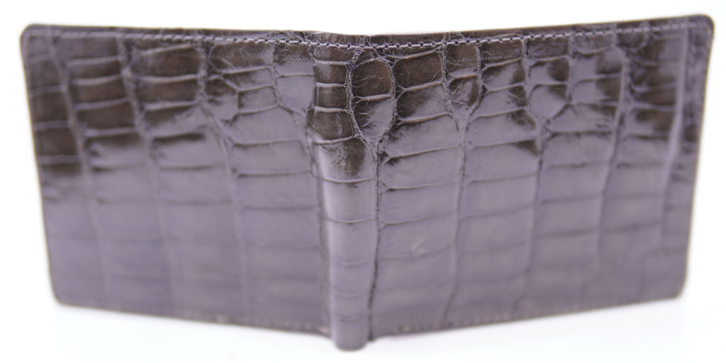 Genuine Glossy Brown Bi-Fold Wallet image 3