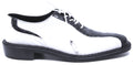 Black Crocodile & White Lizard Dress Shoe image 0