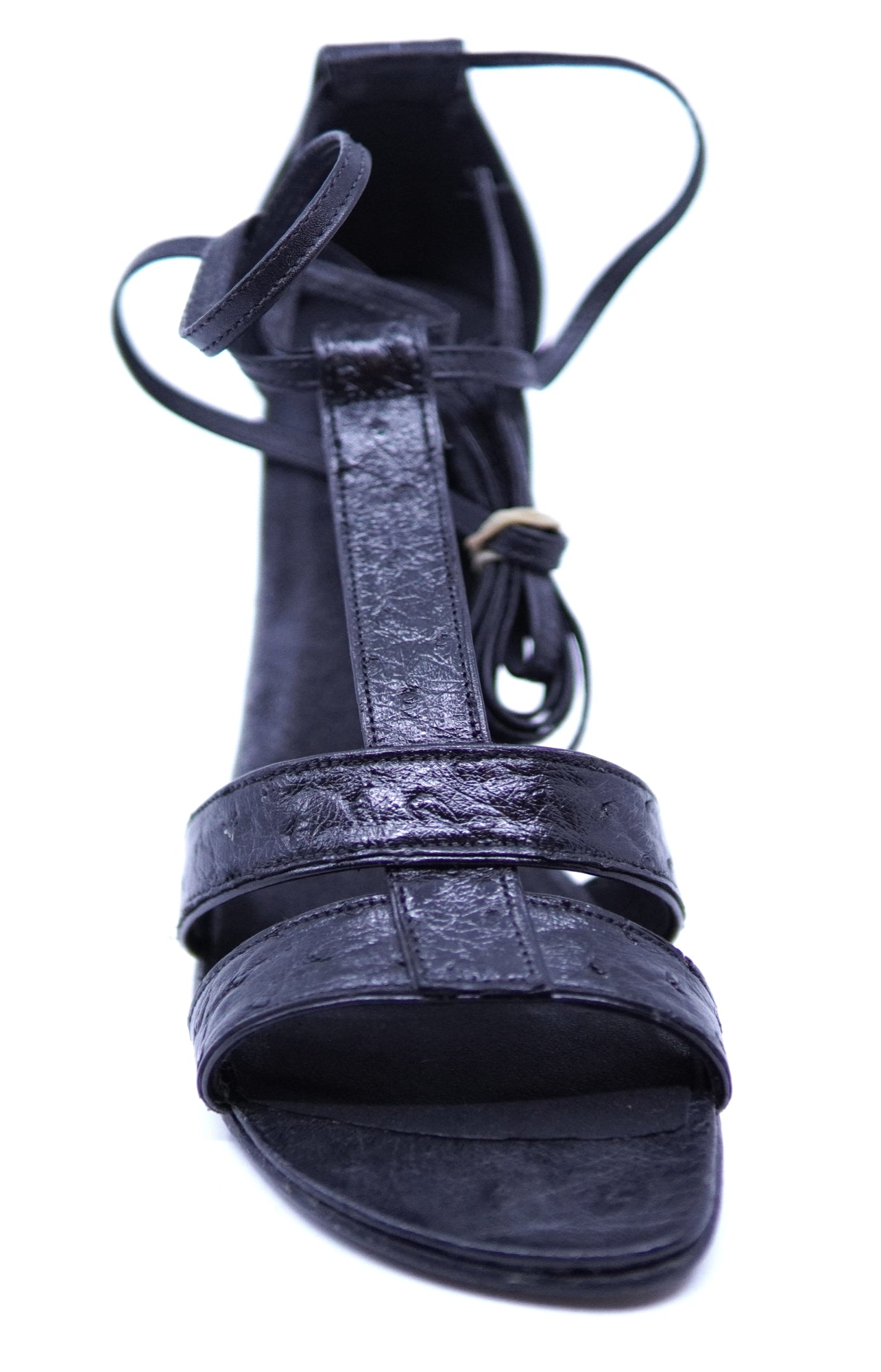 Ostrich Strap Heels US 8 image 2