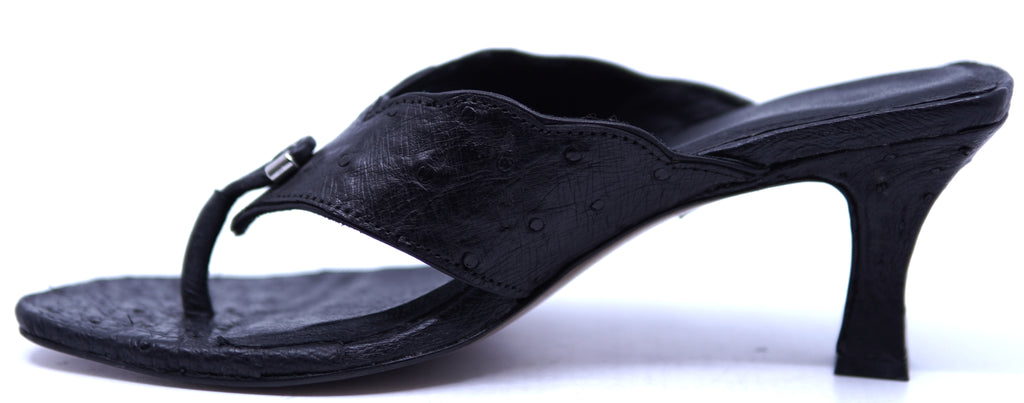 Genuine Ostrich Sandal Heels 10-US Women's image 1