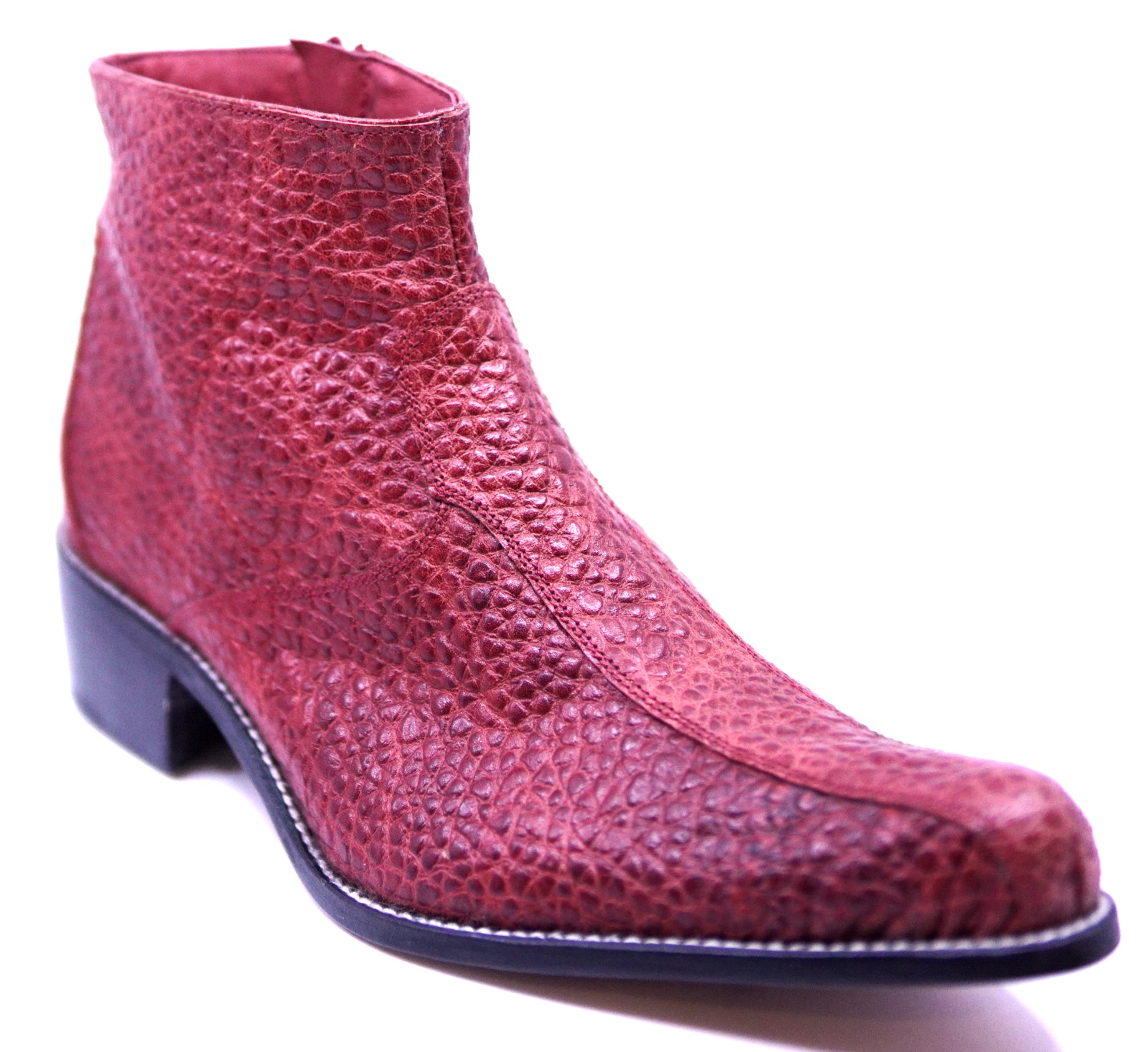 Textured Leather Botin image 2