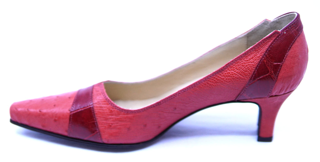 Ostrich & Alligator Heel image 1