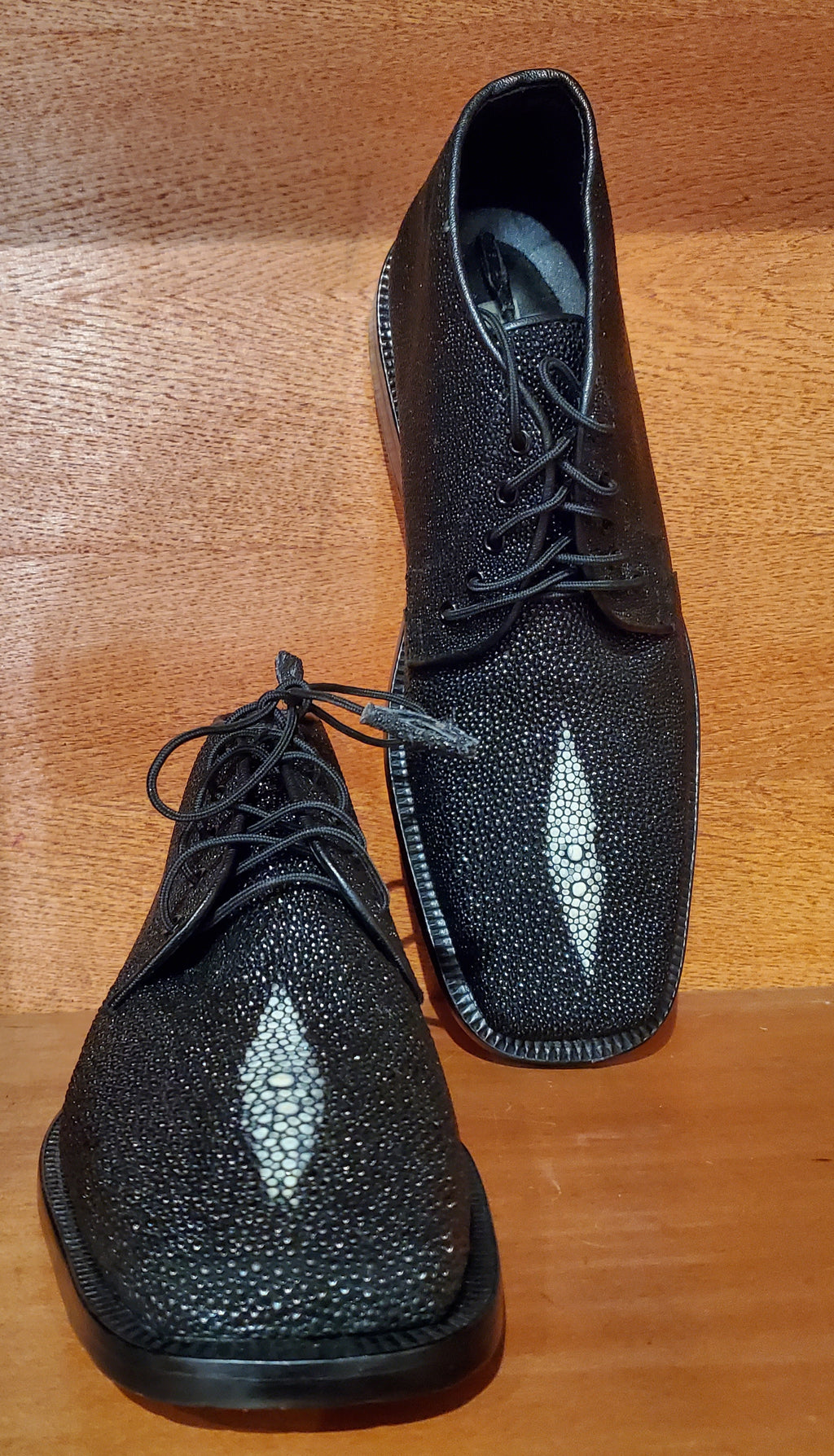 Black Stingray Dress Boot US Men's 10.5 image 3