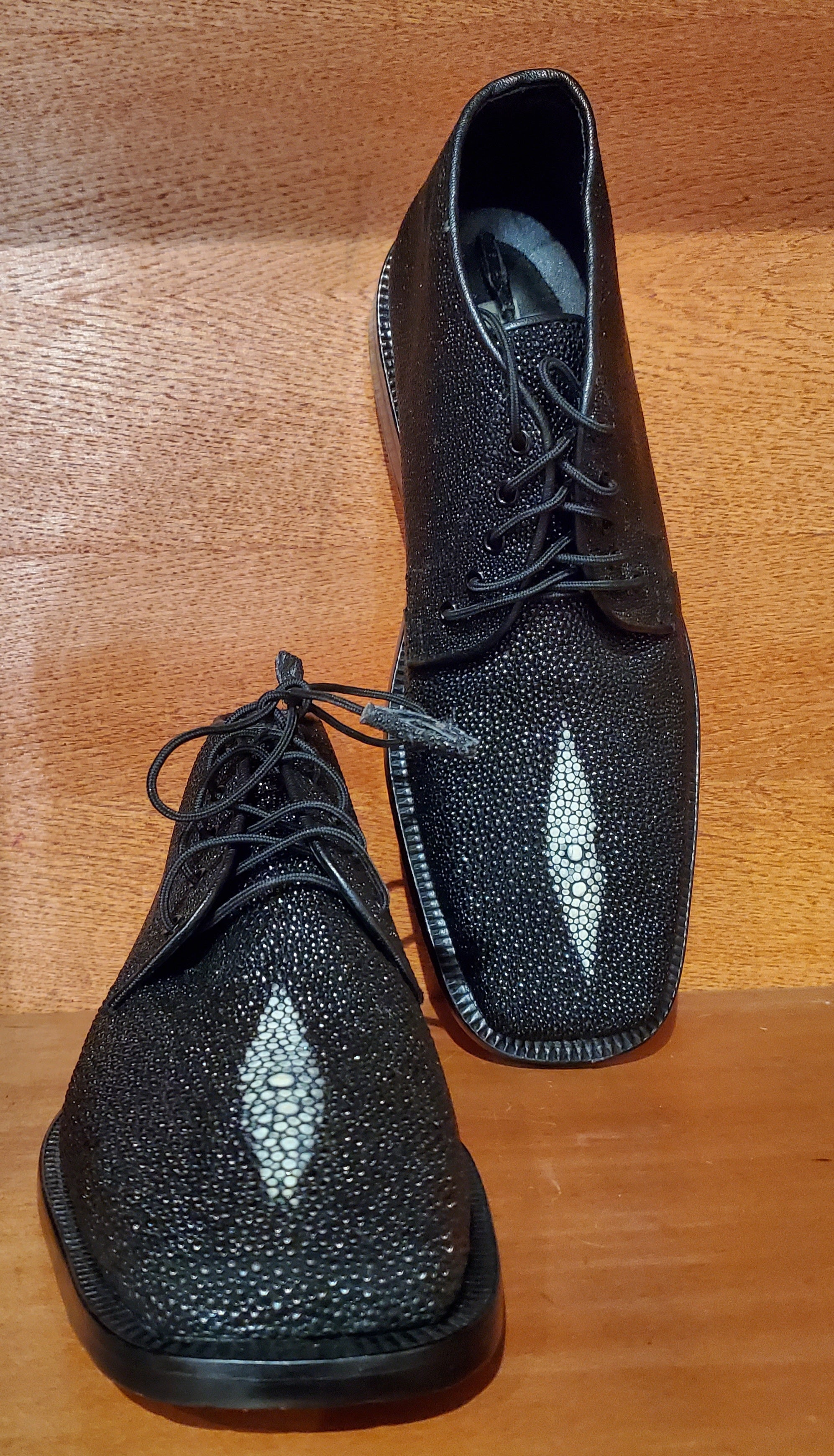 Black Stingray Dress Boot US Men's 10.5 image 3