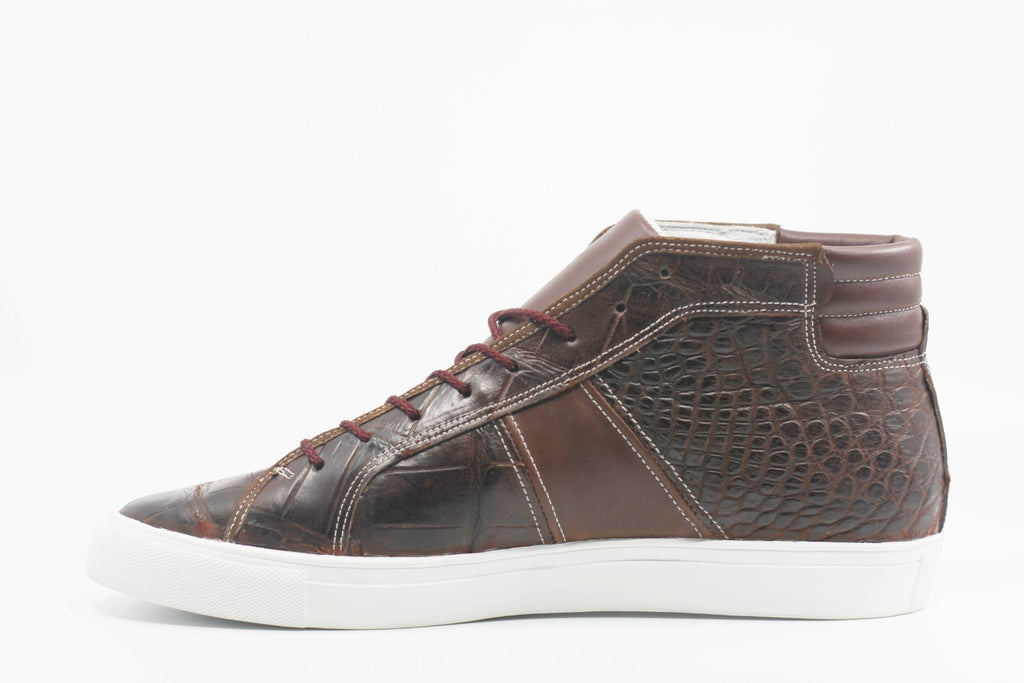Alligator & Leather High Top Sneaker image 1