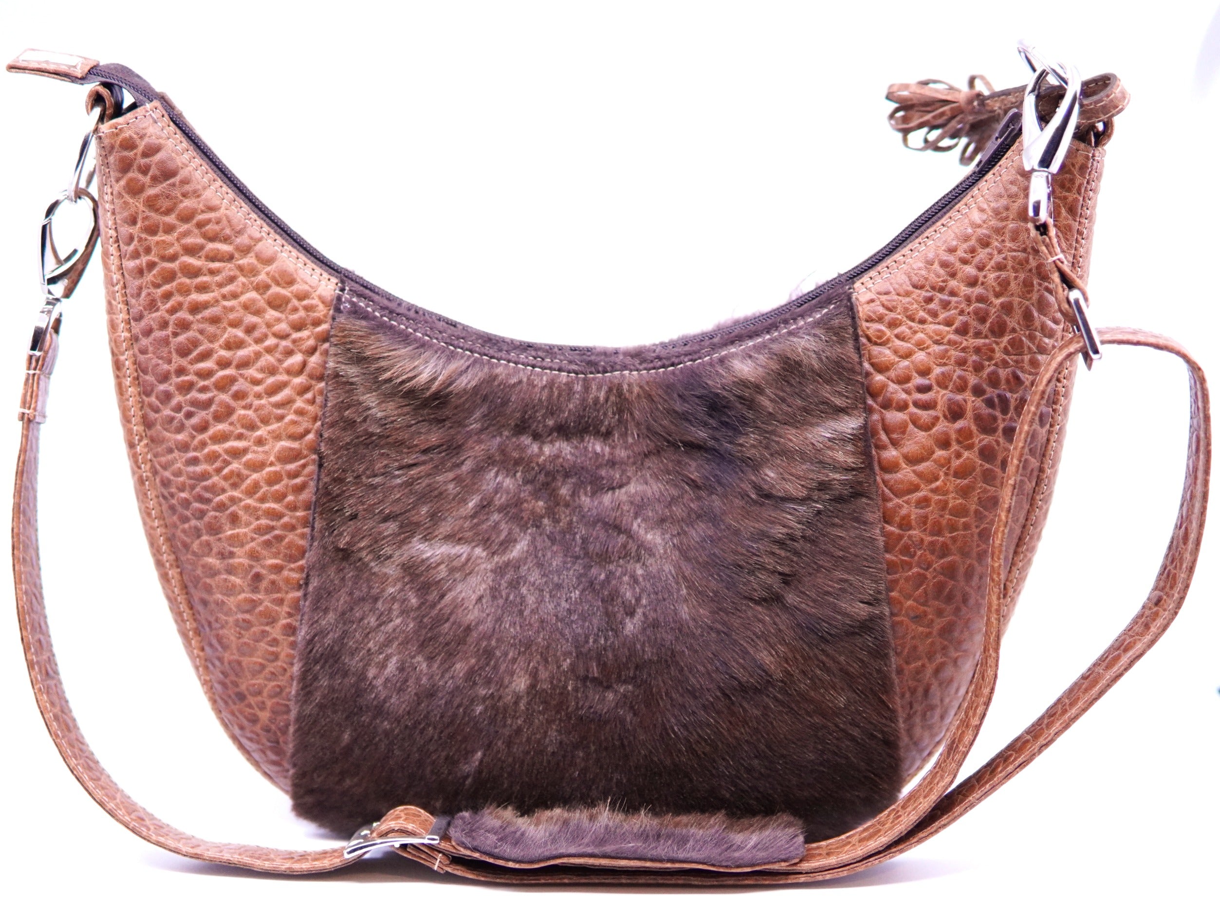 Hair-On Leather Medium Bag image 0