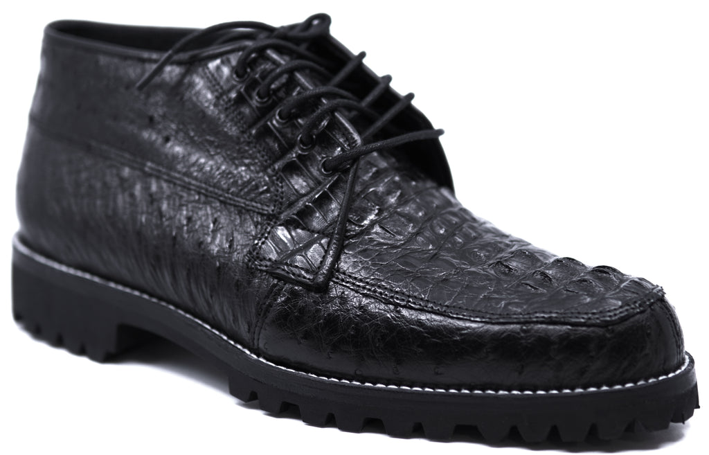 HB Caiman & Ostrich Ankle Boot 8D image 2