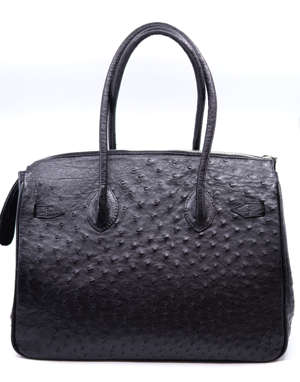Large Black Ostrich Purse image 1