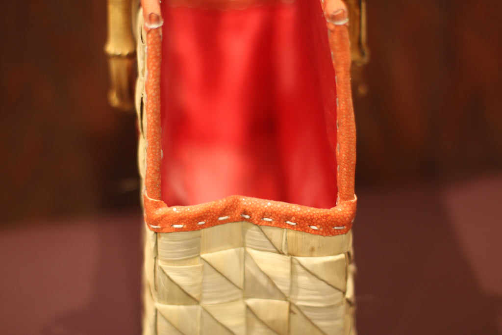 Genuine Stingray & Bamboo Handle Bag image 1