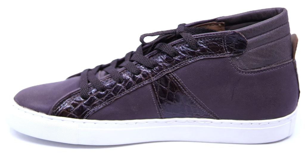 Alligator & Leather High Top Sneaker image 1