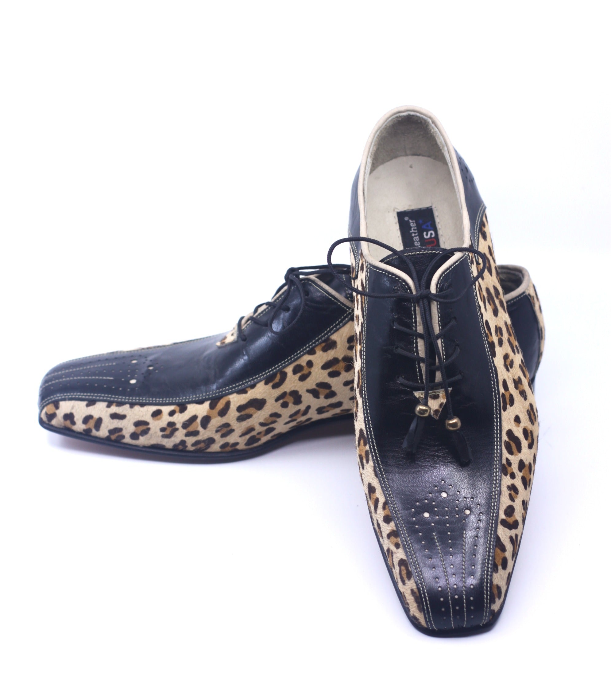 Cheetah Print and Leather Dress Shoes image 3