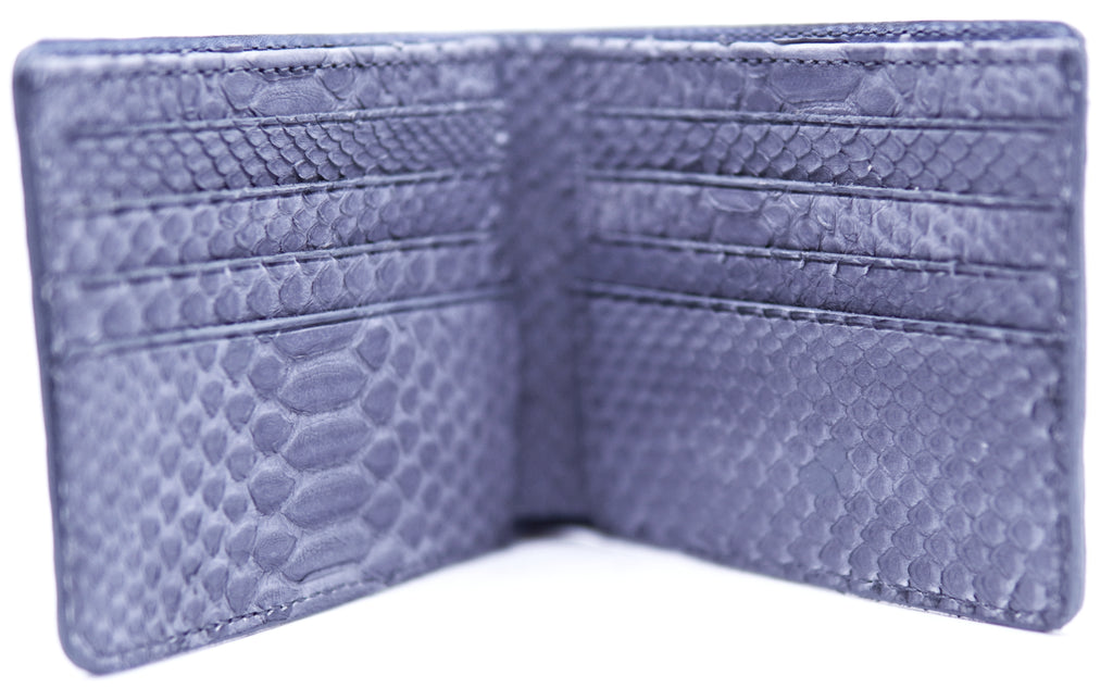 Genuine Gray Python Bi- Fold Wallet image 4