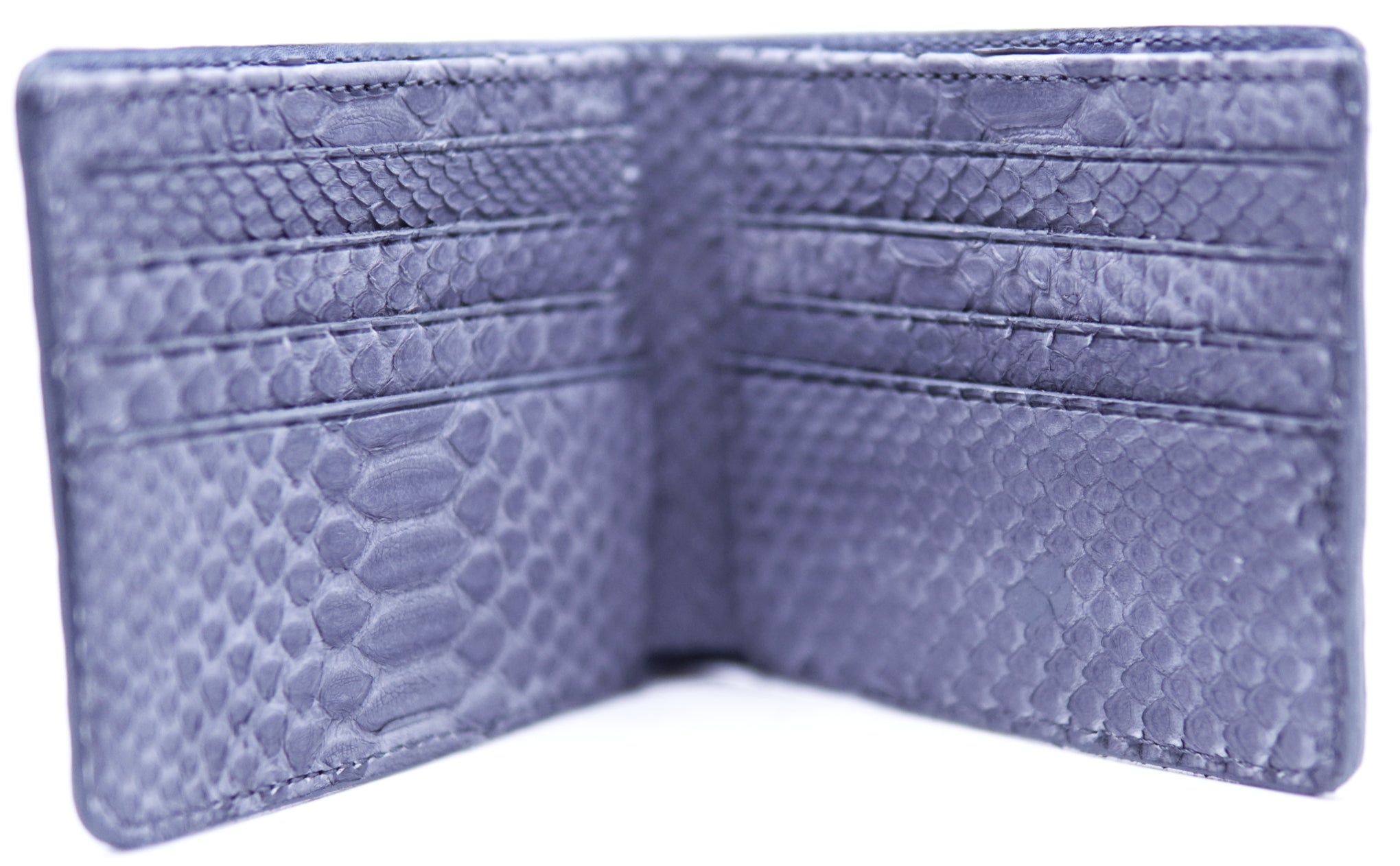 Genuine Gray Python Bi- Fold Wallet image 4