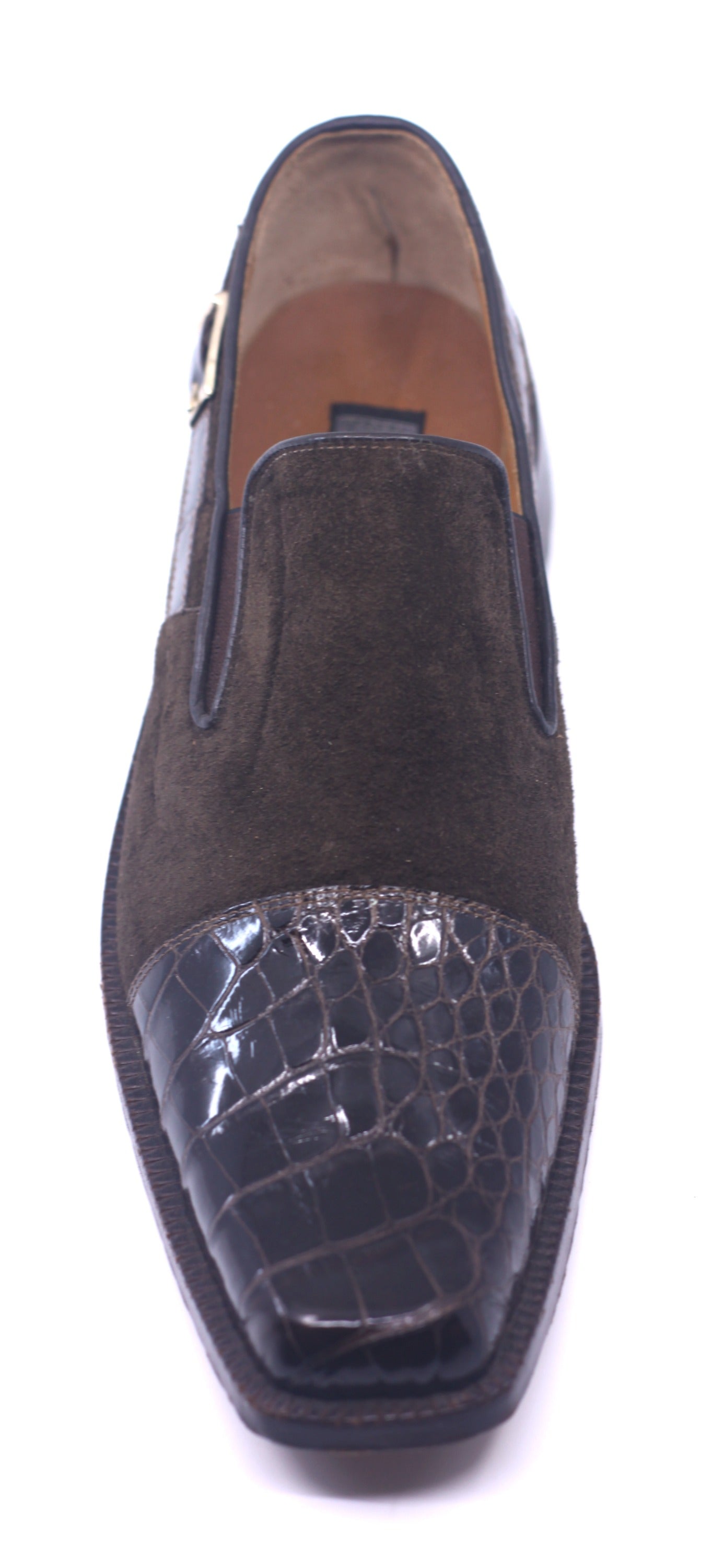 Alligator Belly and Suede Loafer US Men's 9 image 1