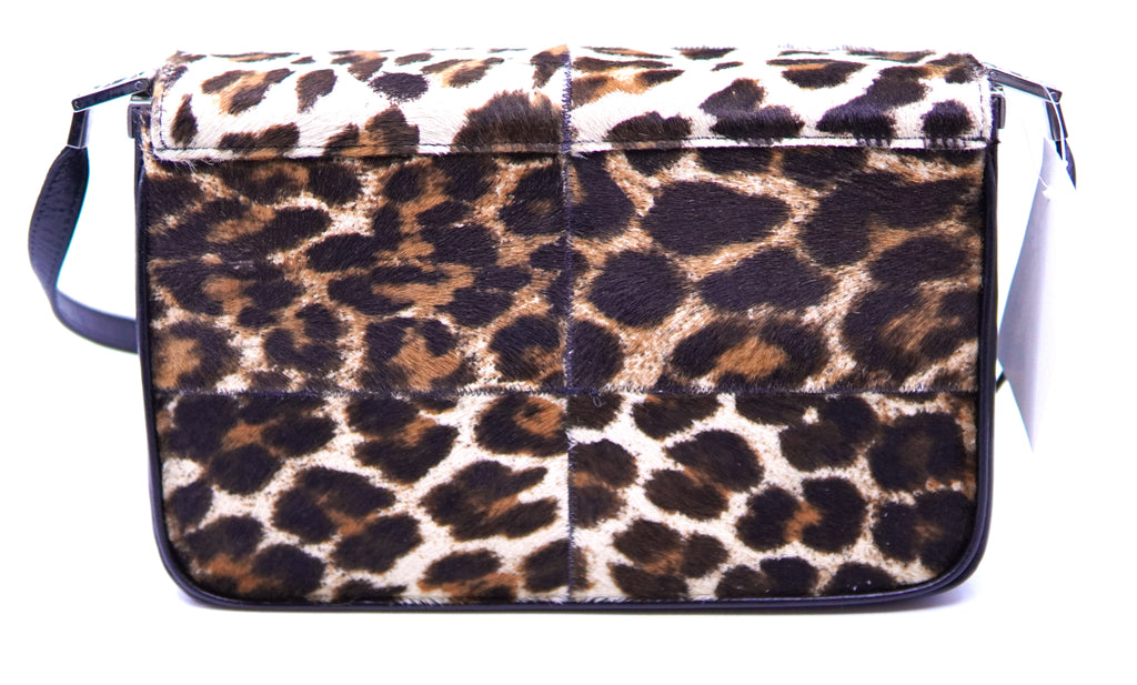 Hair On Leather Crossbody Bag image 1