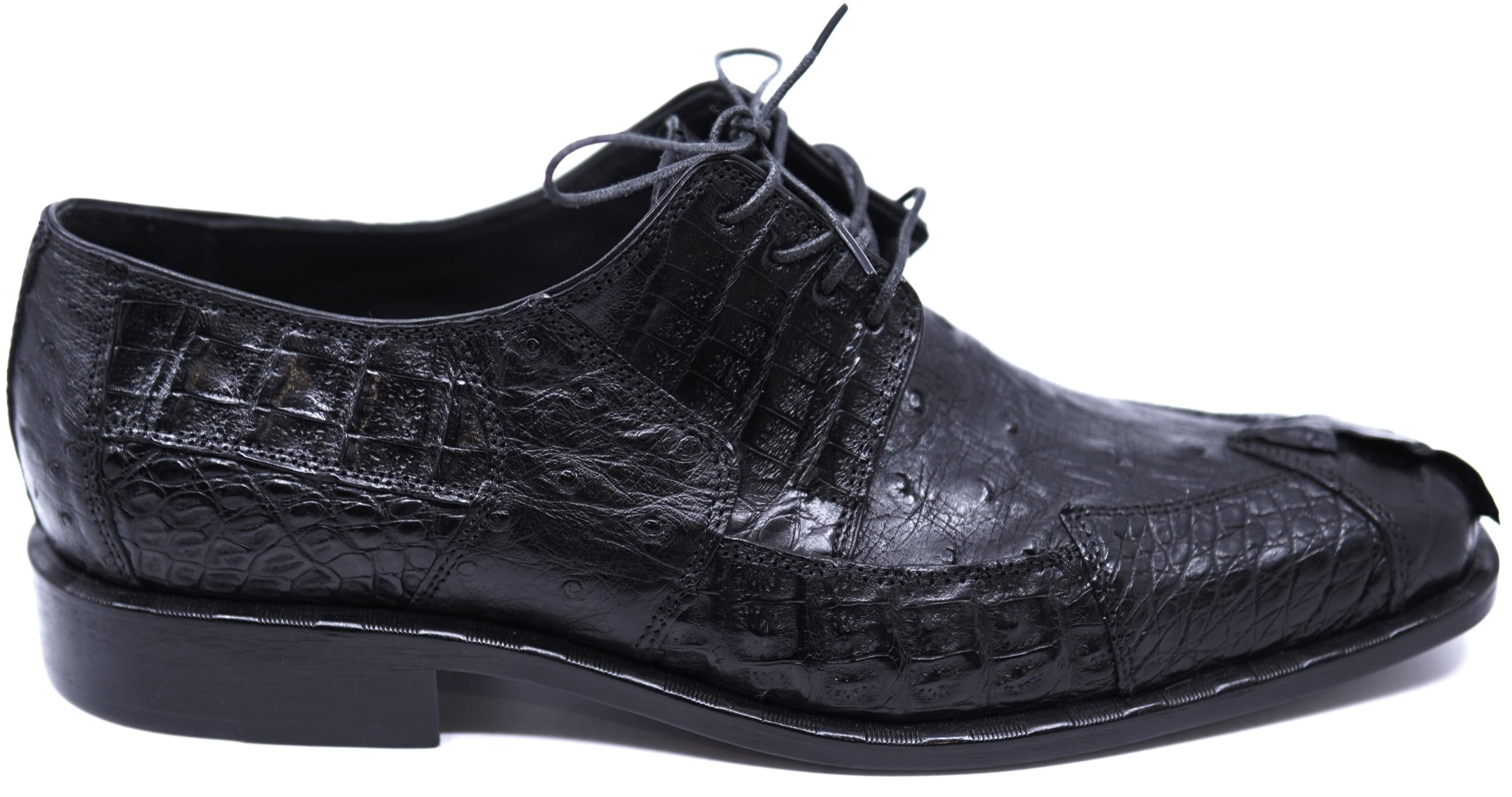 007 Ostrich & Crocodile Tail Dress Shoe image 0