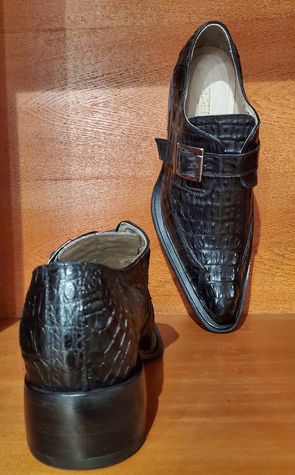 Full Black Crocodile Loafer US Men's 11.5 image 3