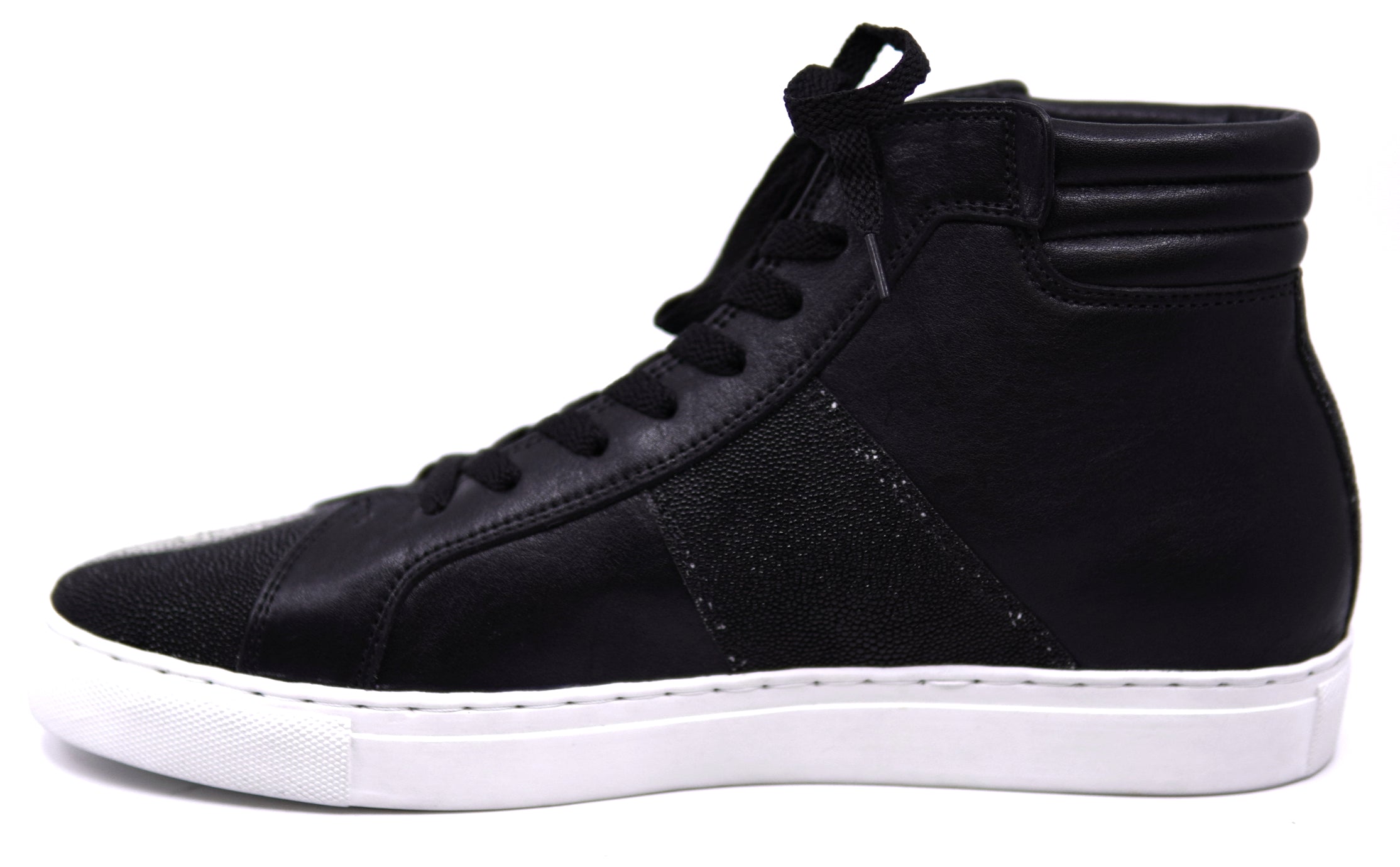 Leather & Stingray High Top Sneaker image 1