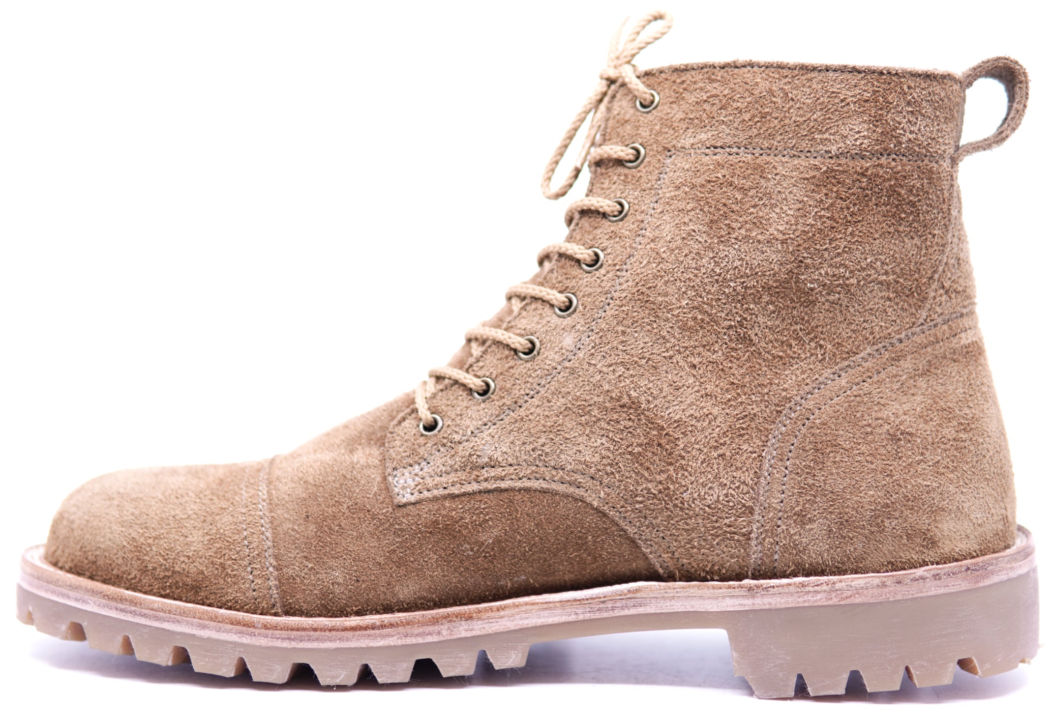 Genuine Suede Cap Toe Boots 9.5-US Men's image 1